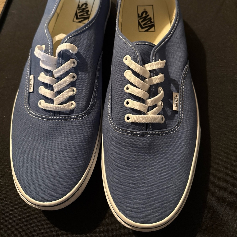 Vans Men's Blue Canvas Sneakers